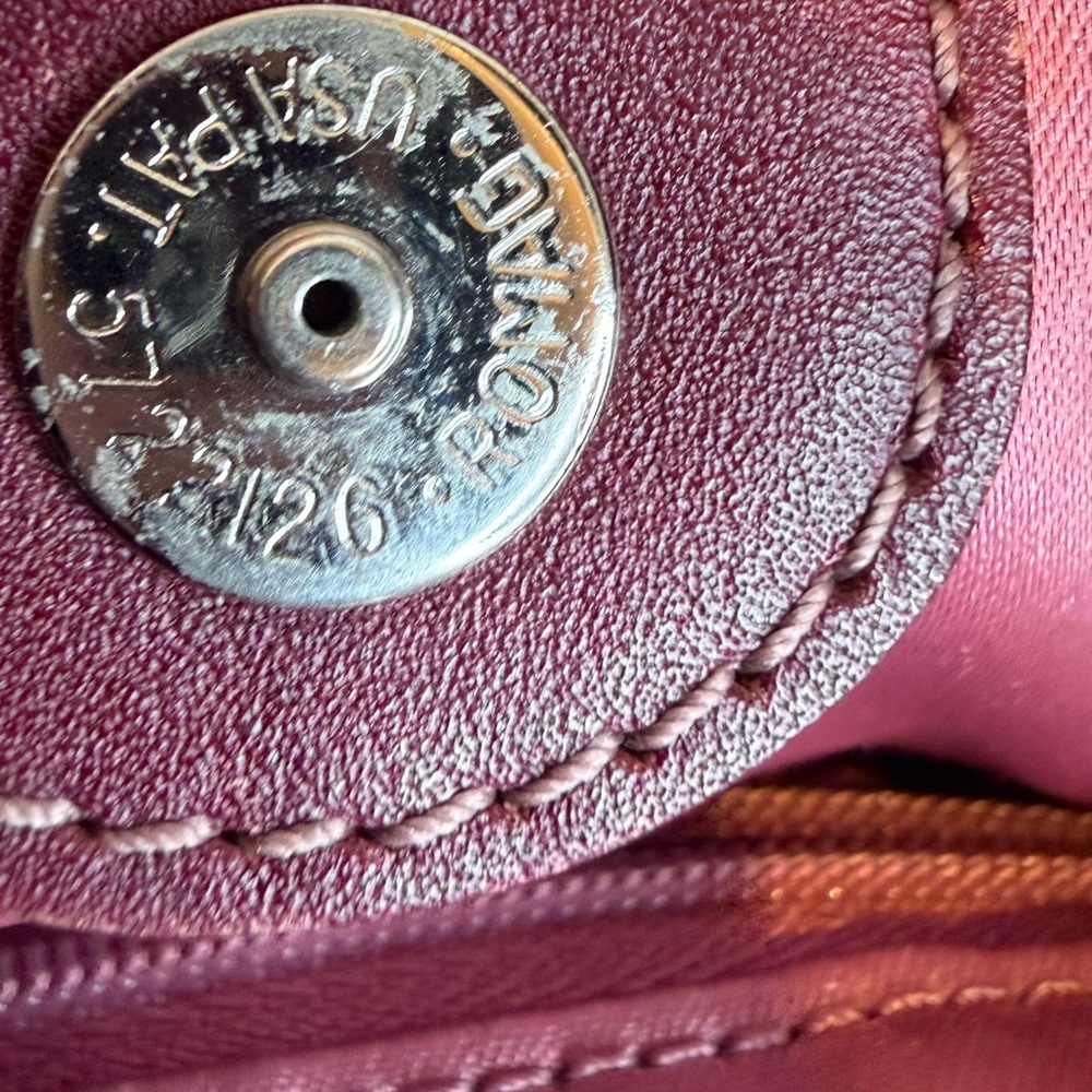 COACH PENELOPE OPTIC SIGNATURE HIPPIE CROSSBODY BAG F17479 - Picture 15 of 16